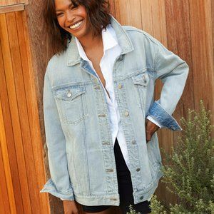 Outerknown Jefferson Boyfriend Denim Jacket, Size… - image 1